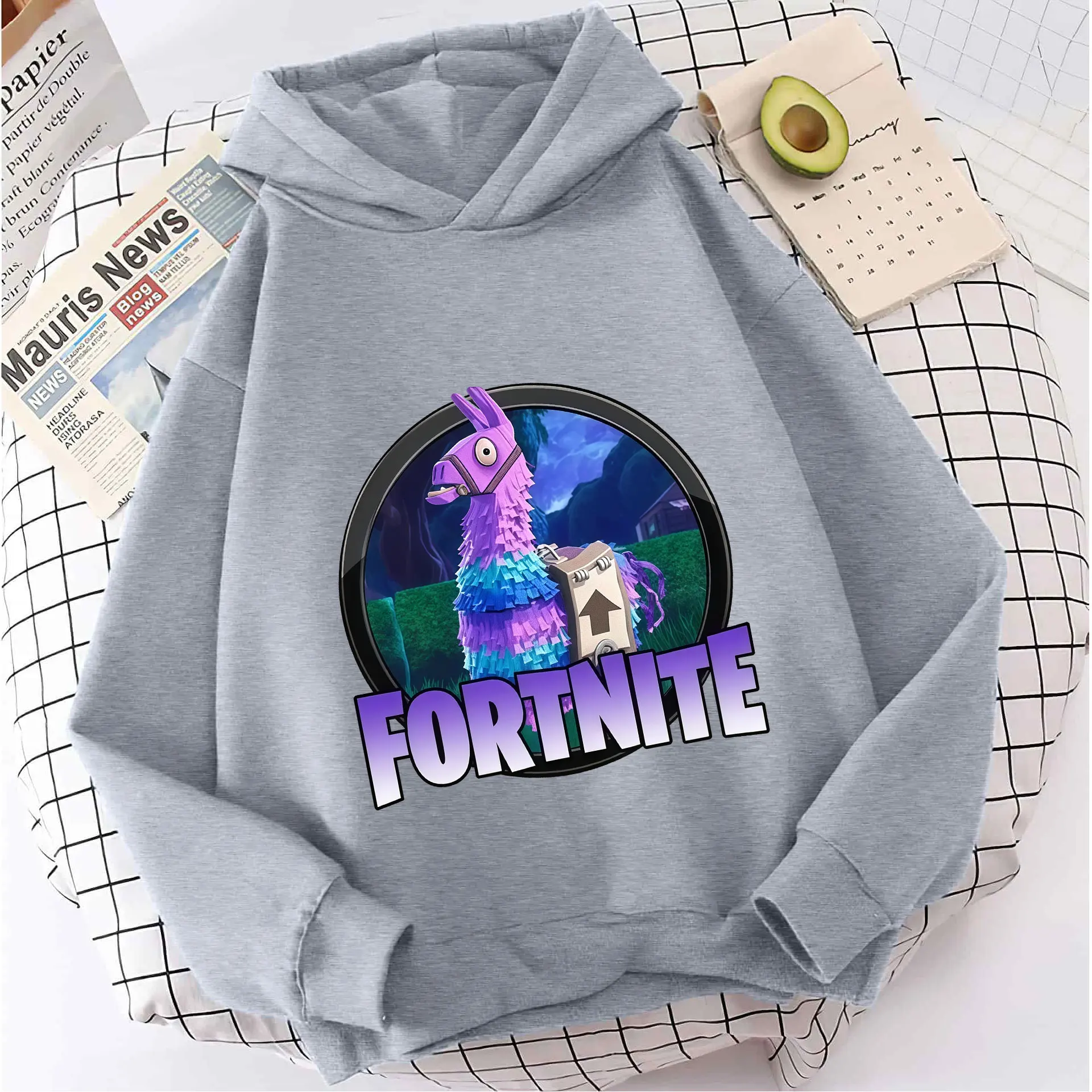 

Детские толстовки FORTNITE с длинными рукавами для девочек и мальчиков, уличная одежда, пуловеры, свитшоты, модная детская одежда в стиле аниме, топы, подарок