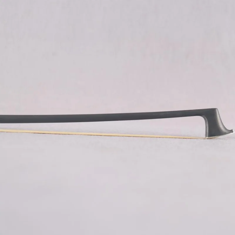 G141 4/4 High Grade Ebony Frog Accessory Round Carbon Fiber Hand Made Violin Bow