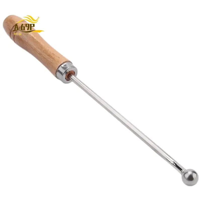 

A69P-Trumpet Elbow Repair Horn Maintenance Wrench With Solid Wood Handle Trumpet Mouth Tools For Trumpet French Horn
