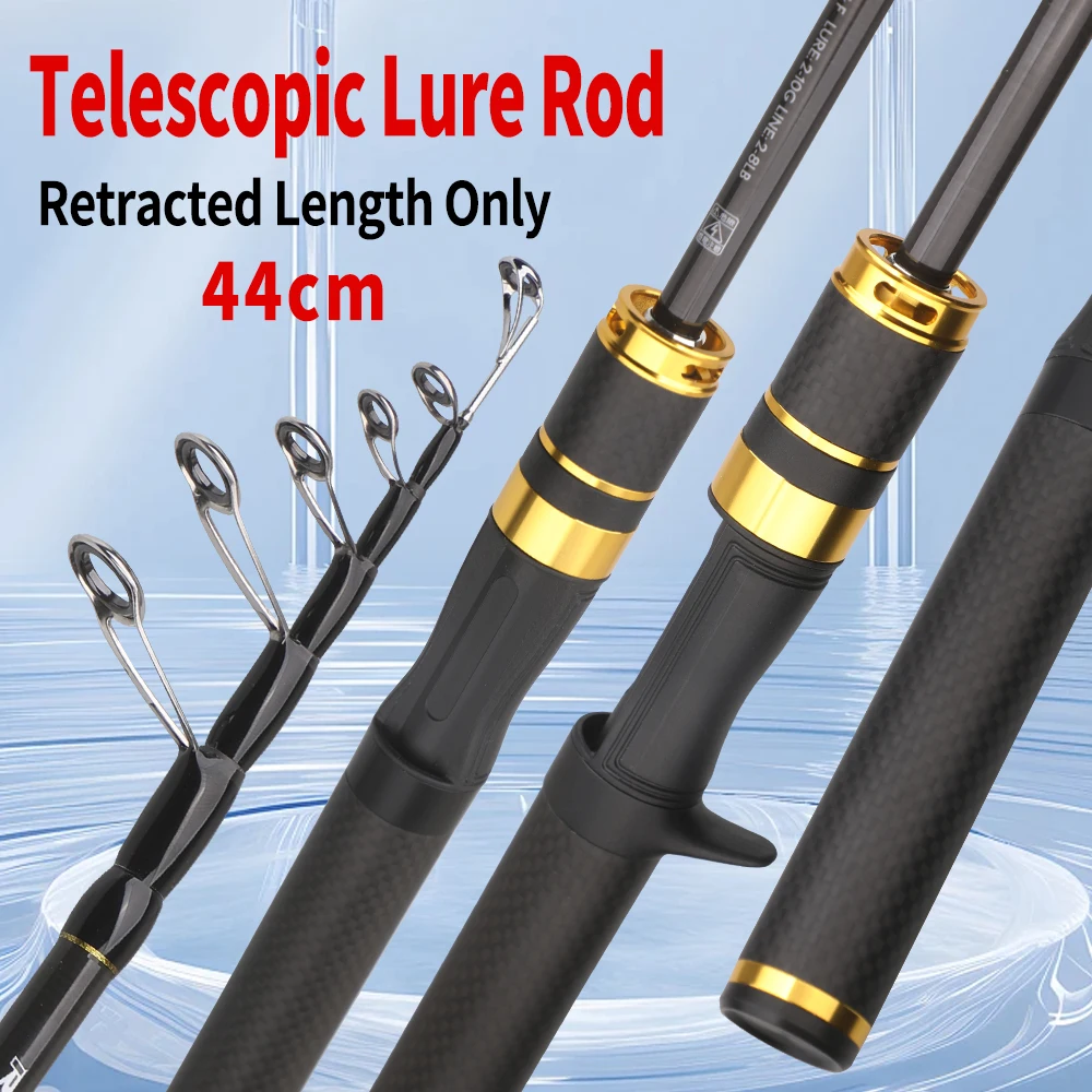 

Ультралегкое портативное телескопическое удилище ROLLFISH из углеродного волокна UL Power для спиннинговой/кастинговой ловли форели и баса