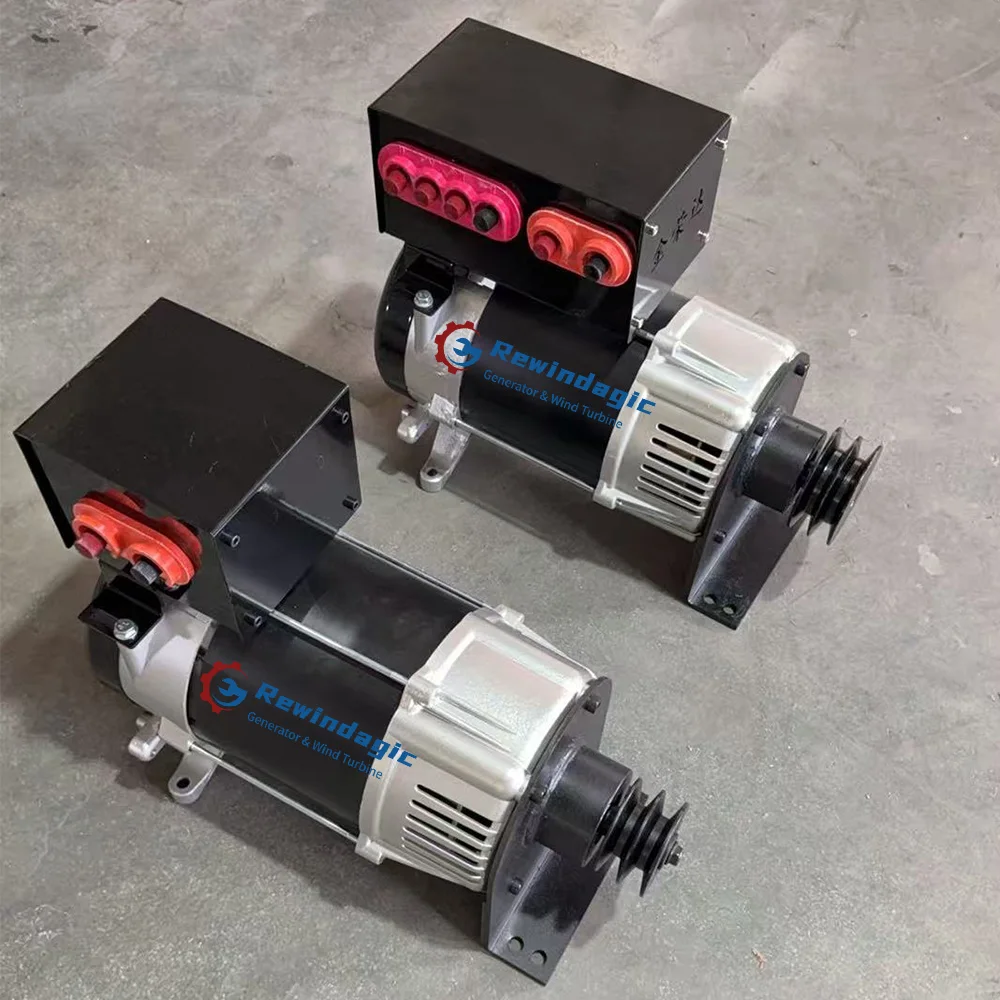 Premium Material 20KW 30KW 50KW Alternator 220V 380V 3000RPM Permanent Magnet Generator Quiet With Dual Voltage System Dynamo