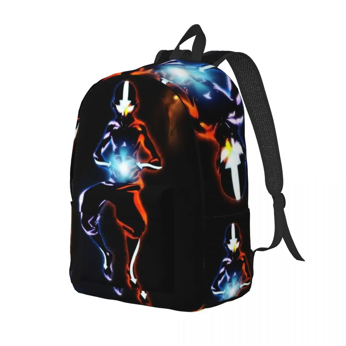 Cartoon Aang In Avatar State Casual Backpack Outdoor Student Business Daypack for Men Women Laptop Computer Shoulder Bag