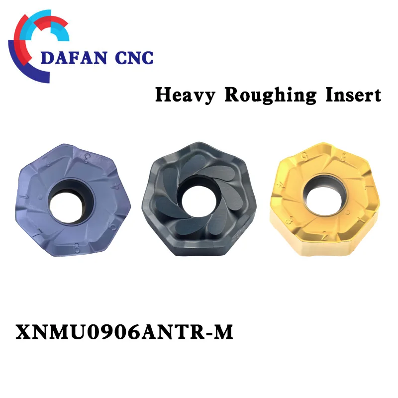 

Сменная вставка с ЧПУ — высокосторонняя двусторонняя 14-гранная XNMU0906ANTR-M для тяжелой грубывания (сталь/нержавеющая/чувжина)
