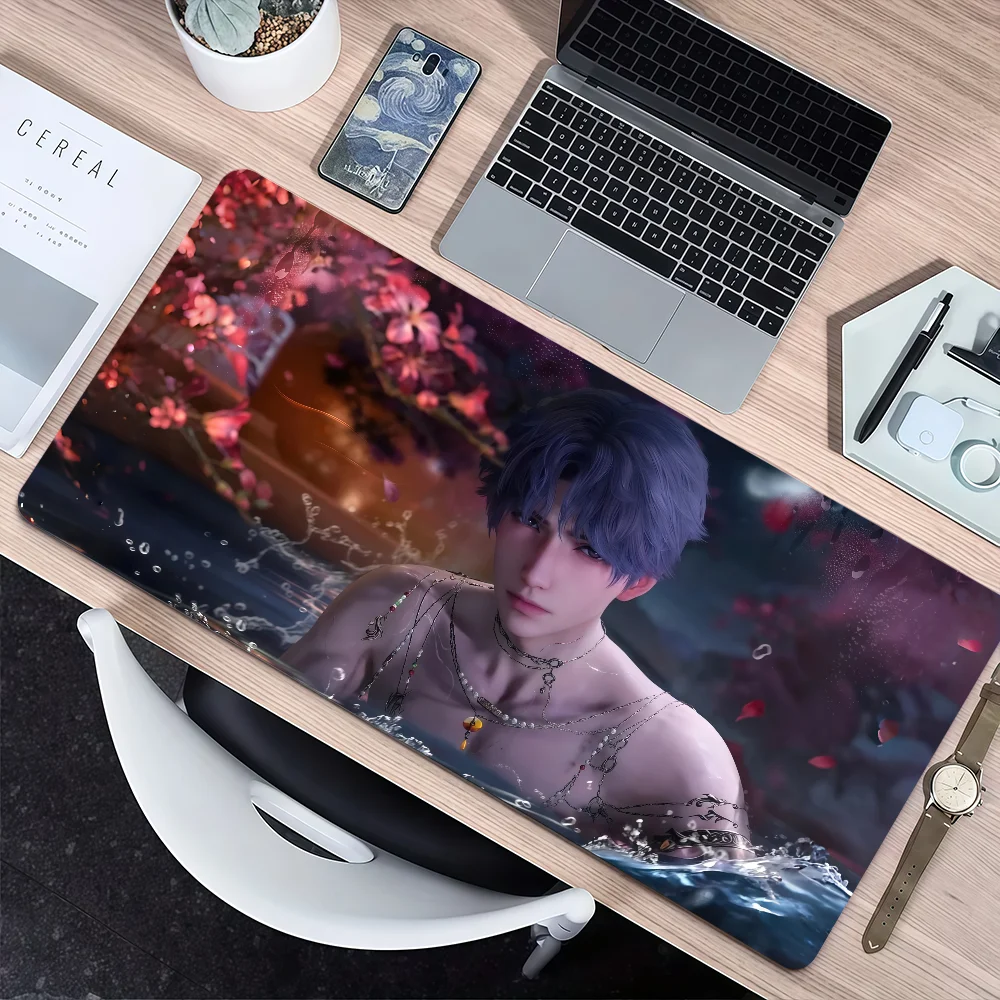 Love and Deepspace Rafayel Xavier Mouse Pad Non-slip Thickened MousePad Large Writing Lockedge Gaming Cushion Office Student