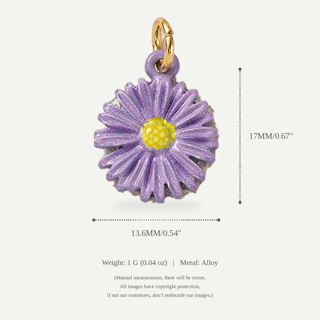 Einfacher und beliebter neuer Stil: Bunte Morchel-Pilz- und Blumen-Diamant-DIY-Anhänger für Schmuck – Detail 4