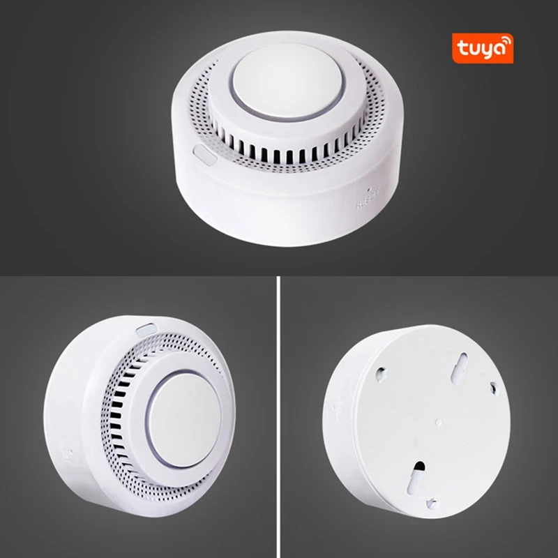 Zigbee Version Graffiti Smoke Sensor Intelligent Smoke Detector Tuya Multi-Function Portable Smoke Alarms Durable Easy To Use