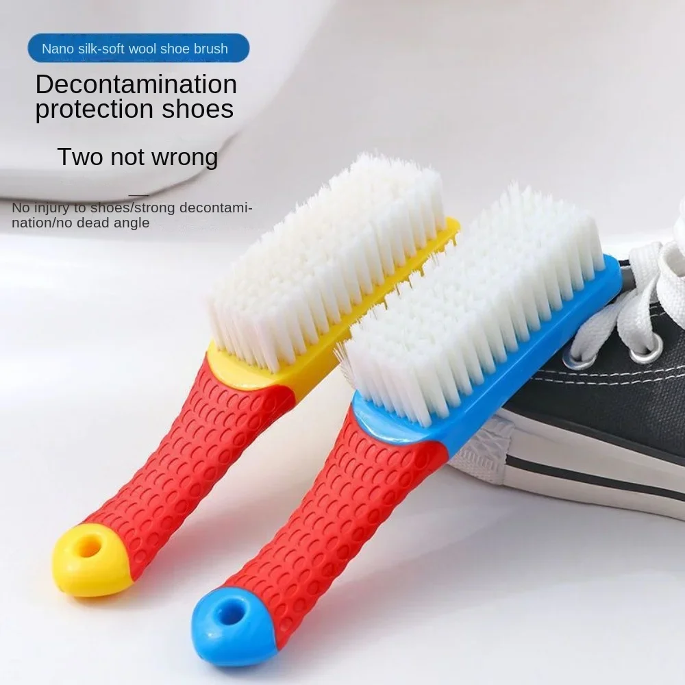 Home Shoe Washing Brush Does Not Damage Shoes, Soft Fur Shoe Brush for Washing Clothes, Multifunctional Nano Level