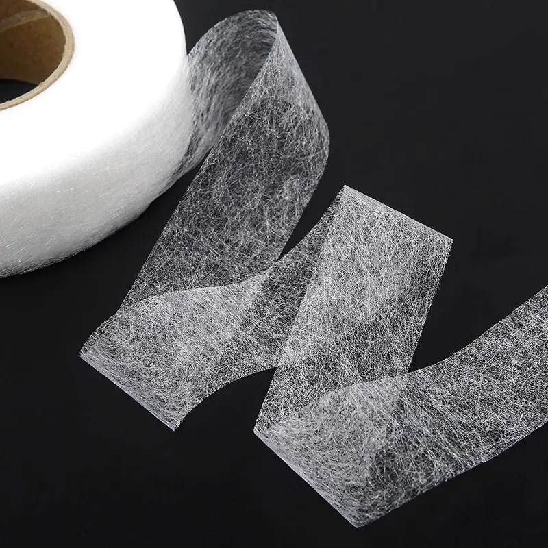 Double Sided Non-woven Adhesive Tape Sewing Interlining Clothes Ironing Hem Tape DIY Patchwork Fabric Web Sewing Accessories