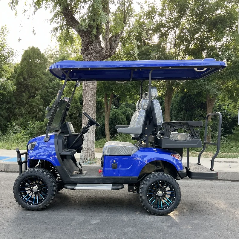 

CE DOT Cheap 4 Seater Utility Vehicle Cart Golf Buggy 48/60/72V Battery Drive Electric Sightseeing Golf Club Car
