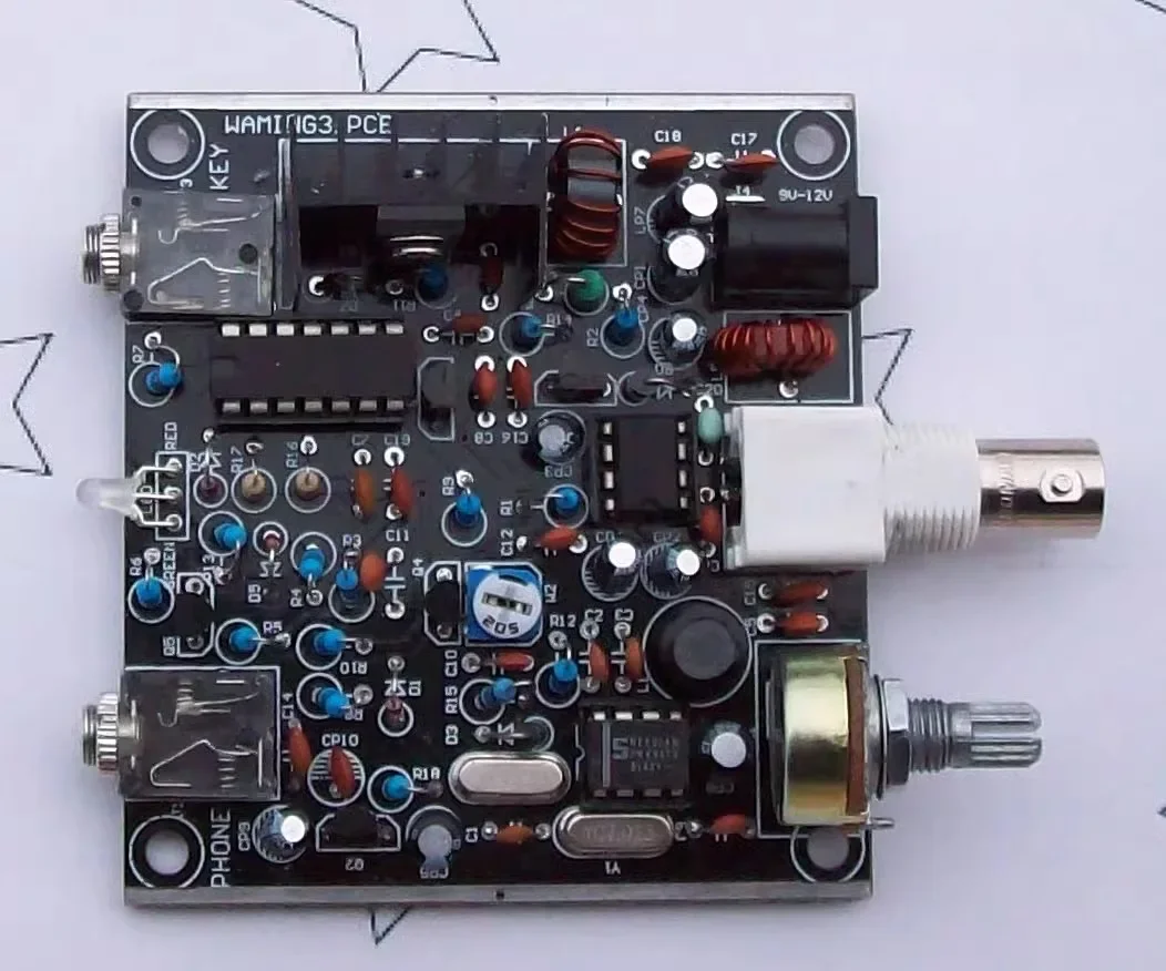 Transmisor-receptor de Radio QRP con sonido de rana, 1 piezas, CW