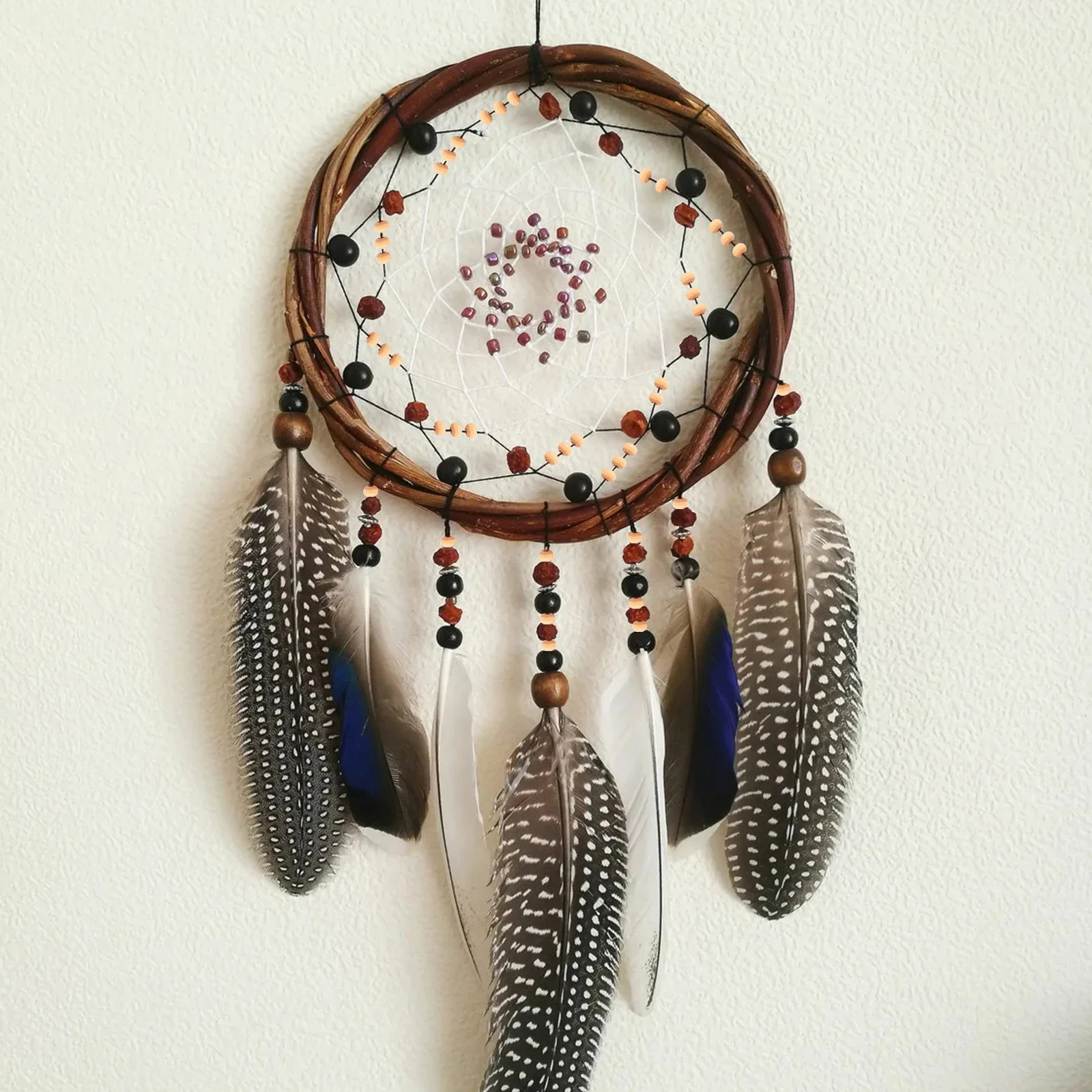 

1800pcs Wooden Beads Natural Craft Smooth Round Bead Accessories for Jewelry Making Bracelet Necklace Decoration Keychain