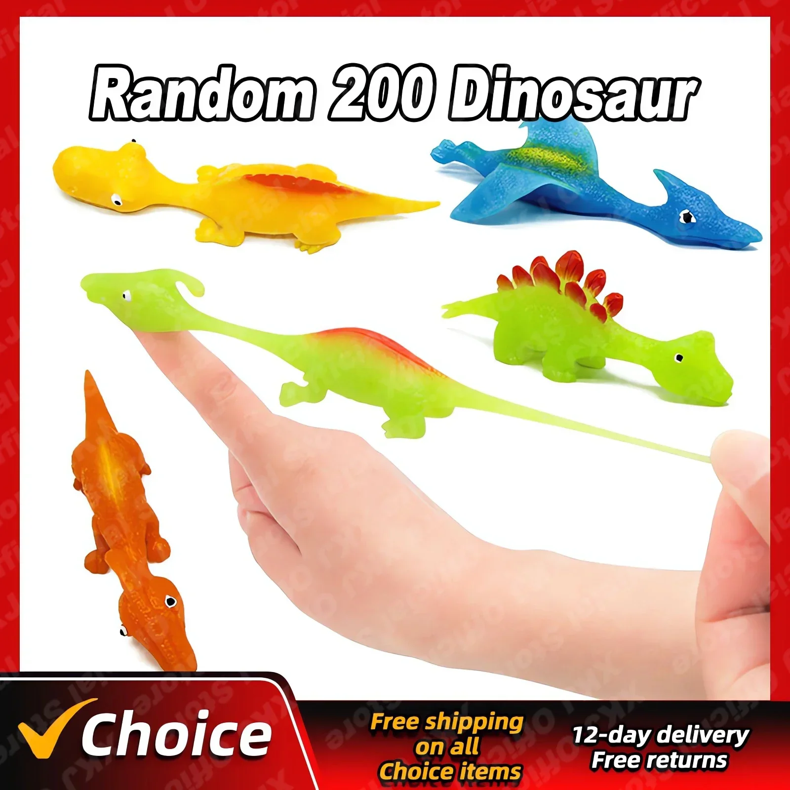 New Spot Catapult Dinosaur Finger Slingshot Decompression Fun Sticky Wall Wholesale Christmas Halloween Birthday Party Gifts