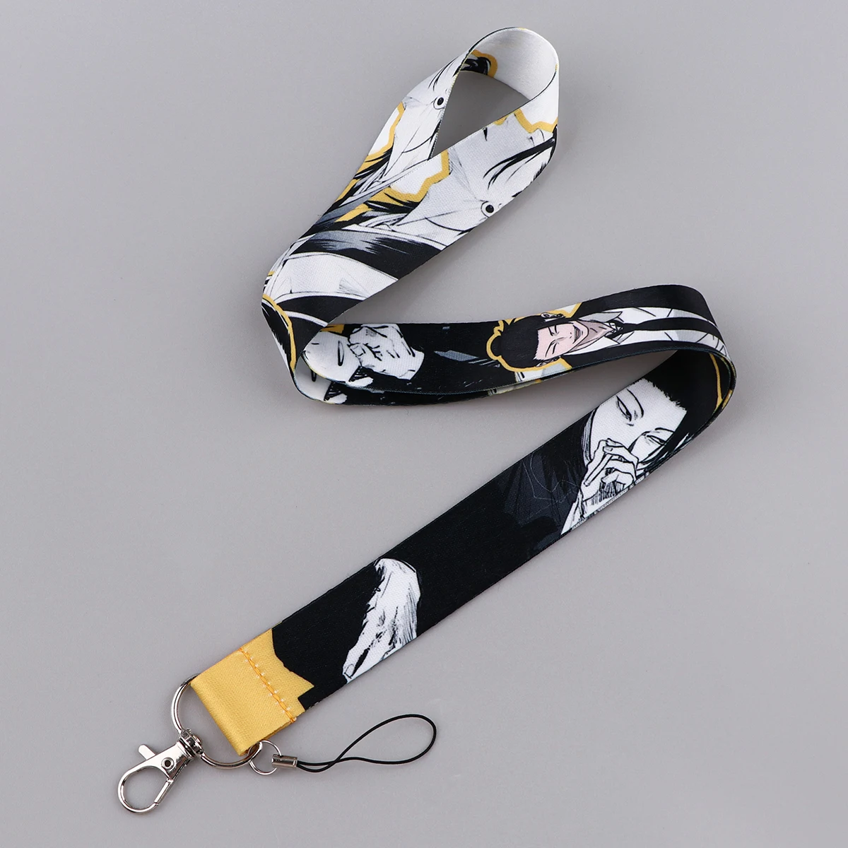 Anime Figure Cool Lanyard For Key chain ID Card Cover Pass Phone Straps Badge Holder Key Ring Neck Straps Phone Accessories