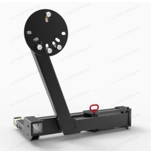 Heavy Duty Off-Road Spare Tire Carrier, Hitch Mounted Rack for SUV & Truck, Quick Release & Secure