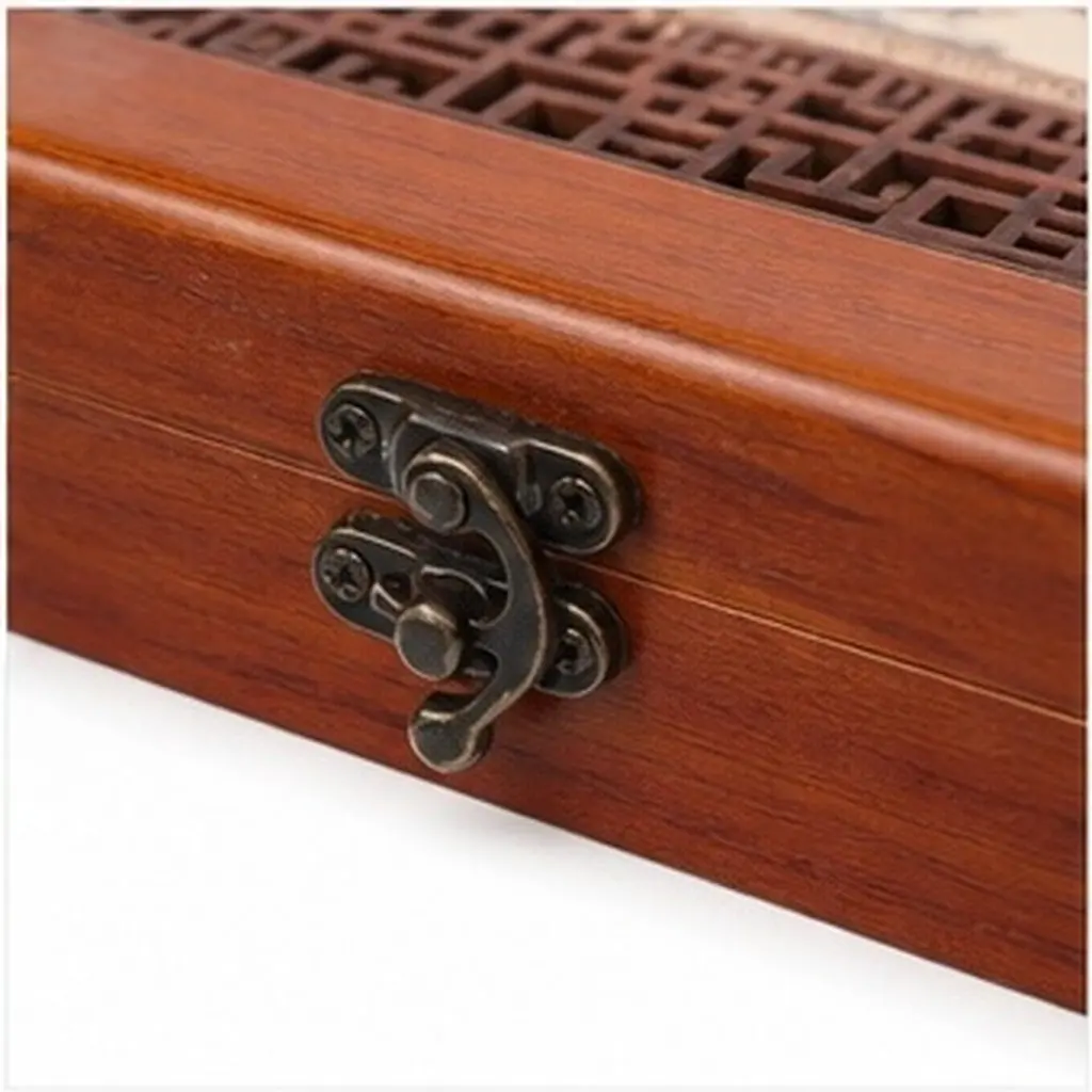 Wooden Jewelry Box for Necklaces, Bracelets, Rings, Watches & Brooches – Natural Grain Display Storage Gift Box