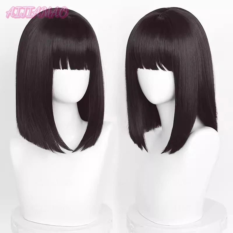 New Limit DEVIL GAME Time Agent Qiao Ling Cheng Xiaoshi Luguang  Cosplay Wig  Halloween Carnival Party Anime Props+ Wig  Cap