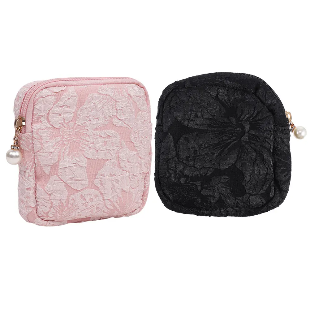 

2 Pcs Napkin Storage Large Capacity Portable Outdoor Period Bag Menstrual Pad Bag Period Pouch Travel Shopping