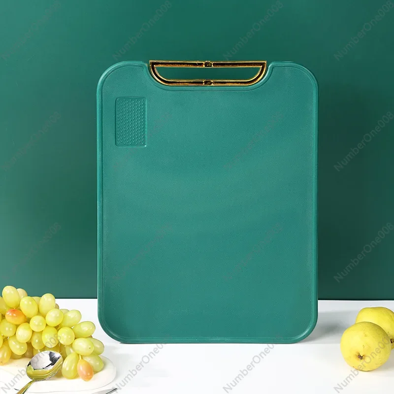 Double-sided non-slip and anti-mildew cutting board PE kitchen chopping bone hanging cutting board