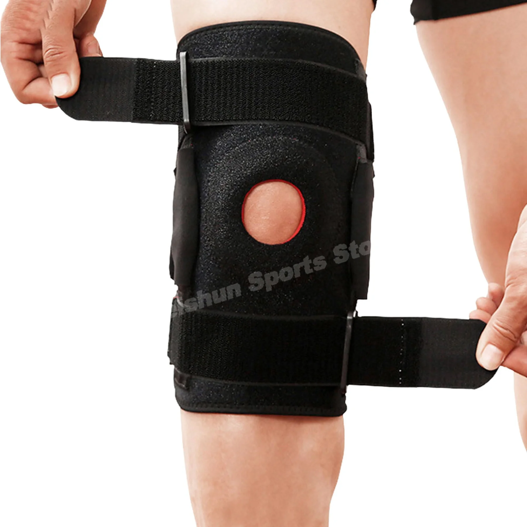 Hinged Knee Brace Large Size Orthopedic Knee Protector Sports Professional Knee pad for Meniscos Sprains Patellar Tendon L-XXL