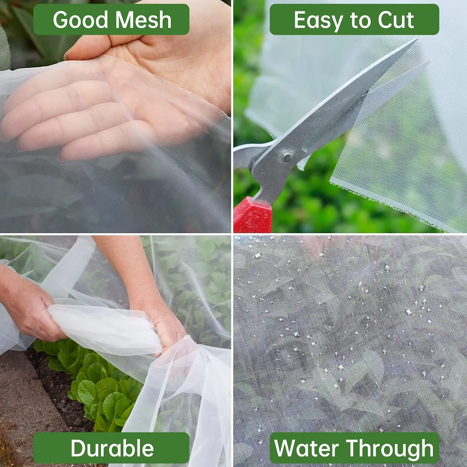 1PC Garden Insect Protection Net Plant Vegetable Tomato Pepper Fruit Care Cover Bug Greenhouse Pest Control Anti-Bird Insect Net