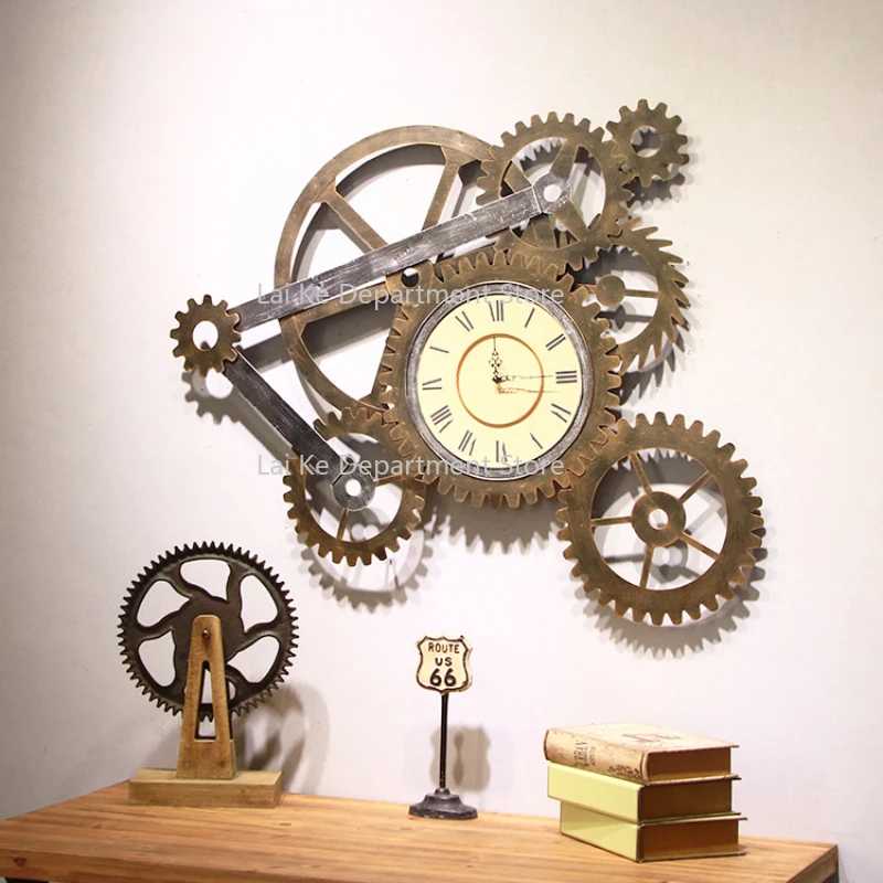 

Home Iron wall decoration creative wall clock