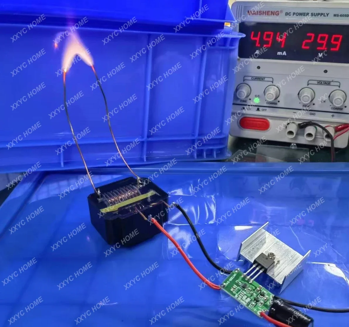 وحدة إشعال عالية الطاقة بقدرة 150 وات، وحدة تعزيز لفائف الجهد العالي لمولد اللهب