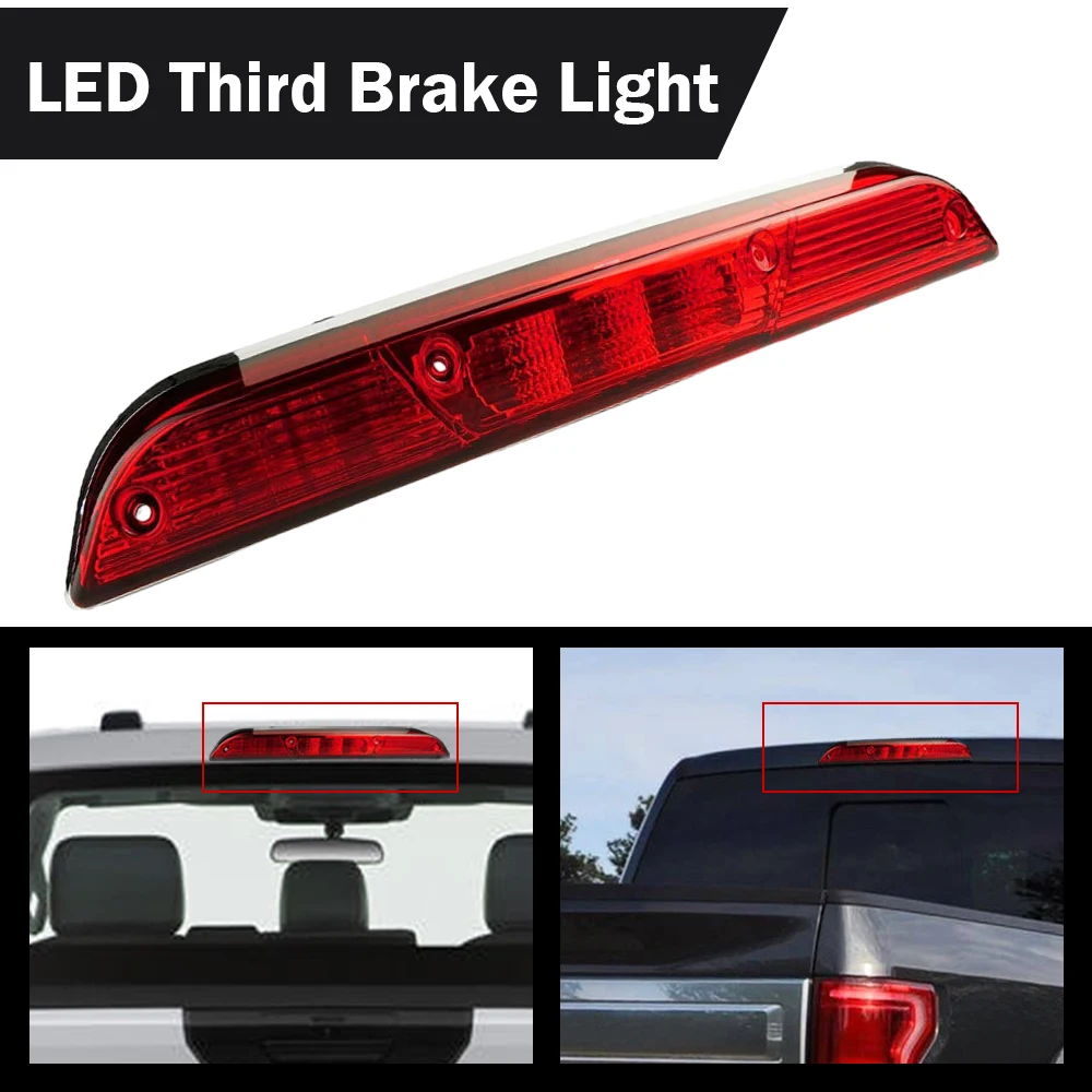 Carro led terceira lâmpada de freio luz de parada de montagem alta fl3z13a613a fl3z13a613b para ford F-150 2015-2023 f250/f350/f450 2017-2020