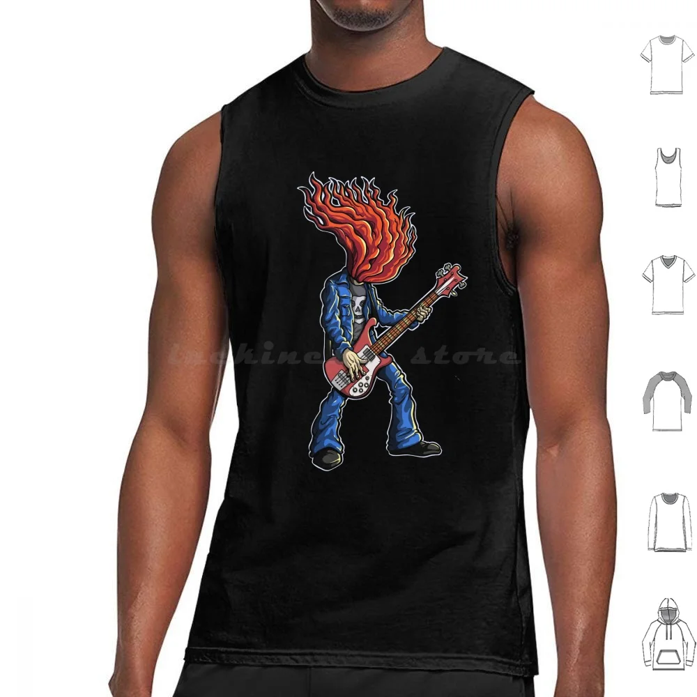 

Classic Cliff Tank Tops Print Cotton Heavy Metal Metal Thrash Thrash Metal Bay Area Bass Guitar Cliff Cliff Burton