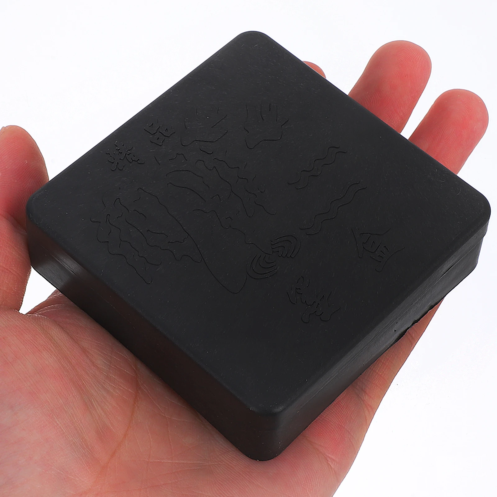 10 قطعة مجموعة حجر الحبر الصيني البناء البلاستيكي مناسبة لجميع مستويات ممارسة الخط اكسسوارات طبق الحبر جيد