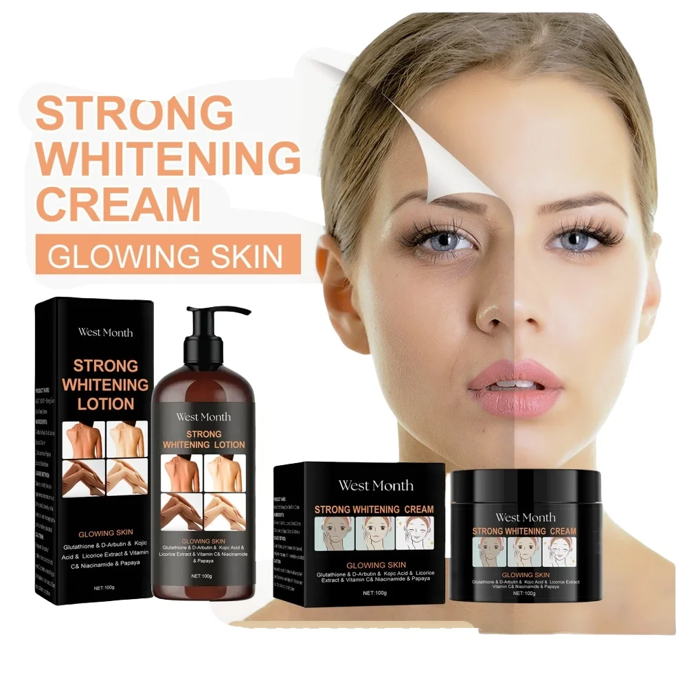 

Radiant Brightening Body Lotion | Knee and Thigh Whitening Cream | Nourishing Melatonin Remover Improves Dark Skin