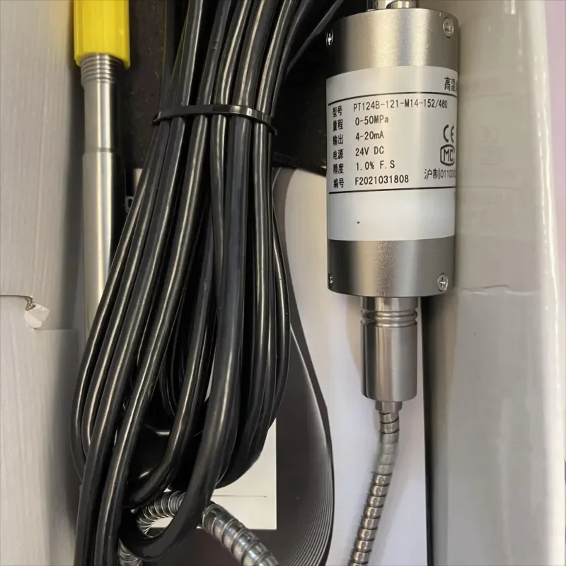 PT124G PT124B Melt Pressure Sensor Transmitter for Plastic Injection Extrusion Machine Industrial High Temperature 0-50MPa