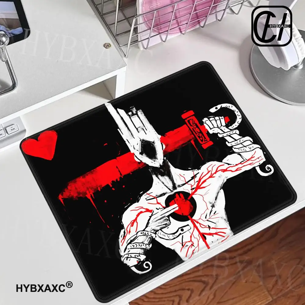 HYBXAXC Video Game U-ULTRAKILL Mousepad Small LockEdge Mouse Pad For Gamers Computer Desk Pad Rectangular Anti-slip Rubber 45X40