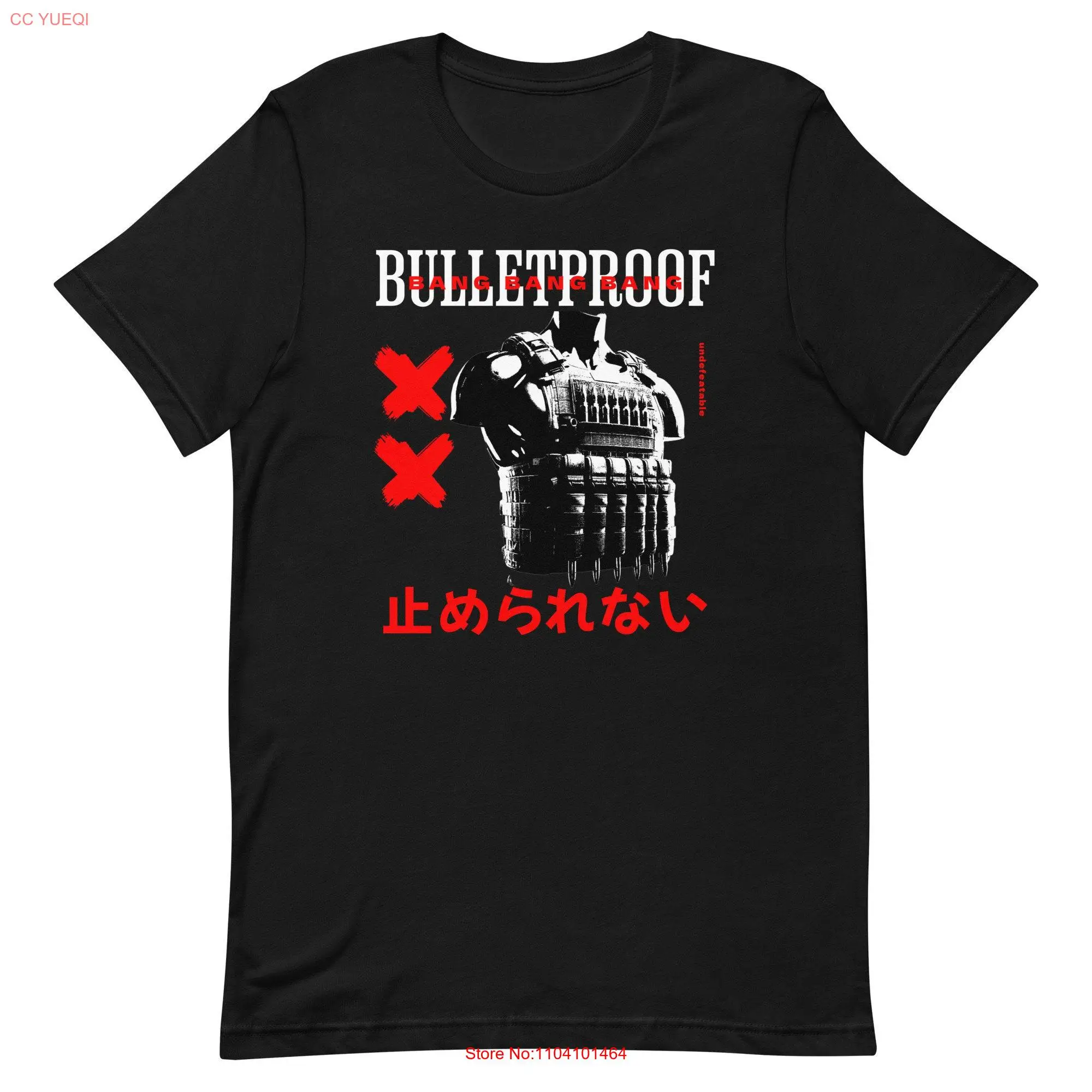 Bulletproof Vest Men's t shirt long or short sleeves