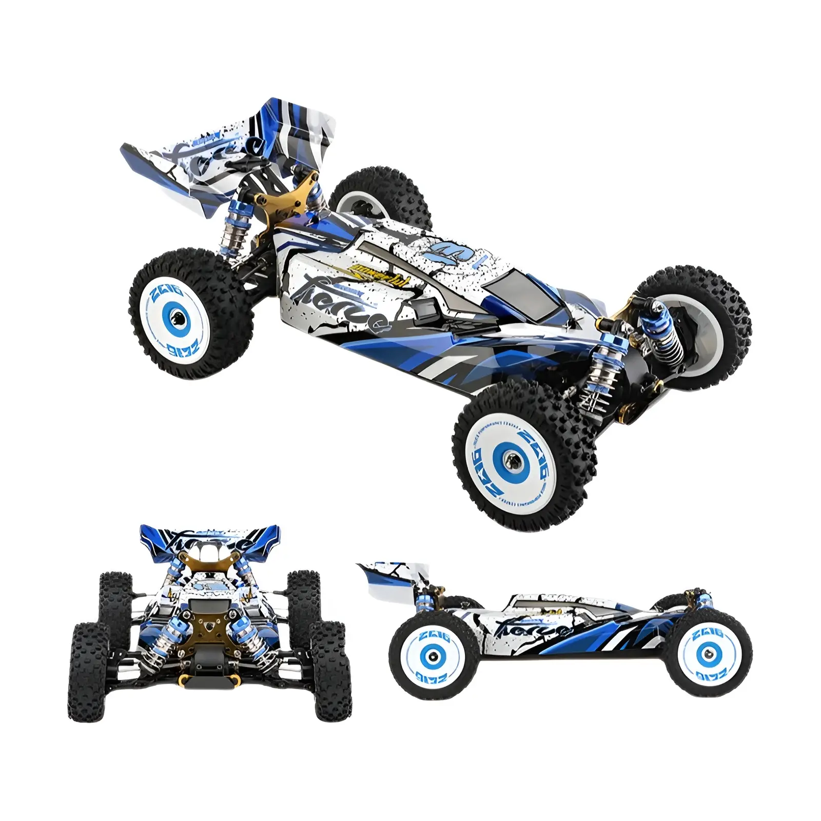 Wltoys Novo 124017 -V8 1/12 2.4G Racing RC Carros 4WD Motor Brushless 75Km/H Controle Remoto de Alta Velocidade Brinquedos de Deriva Off-road Para Aduit