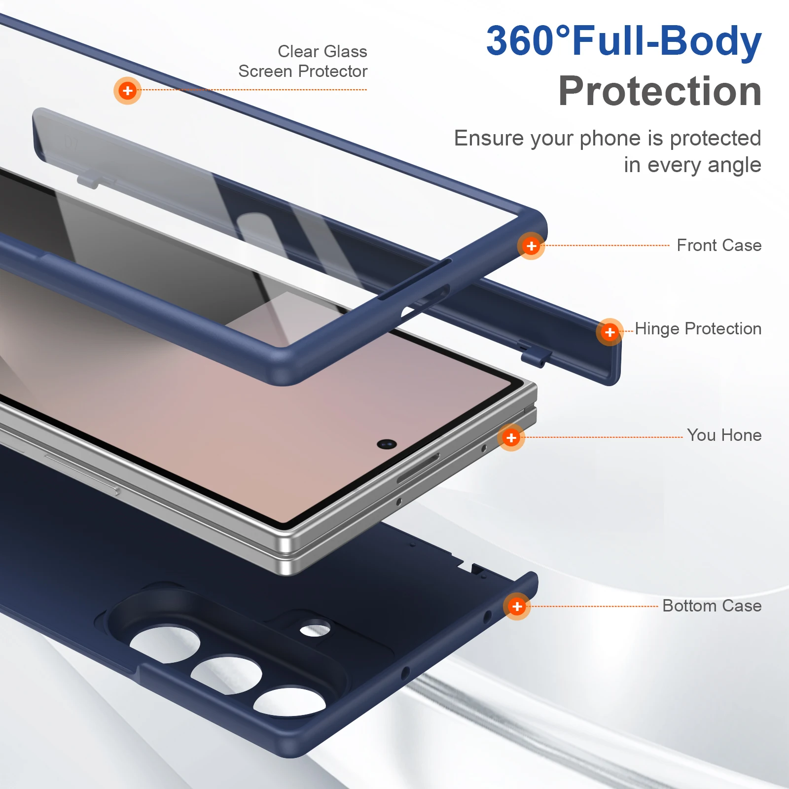 Custodia protettiva magnetica per telefono con cerniera antiurto per Samsung Galaxy Z Fold 7 6 5 4 3 5G per Magsafe Fold7 Fold6 Cover smerigliata