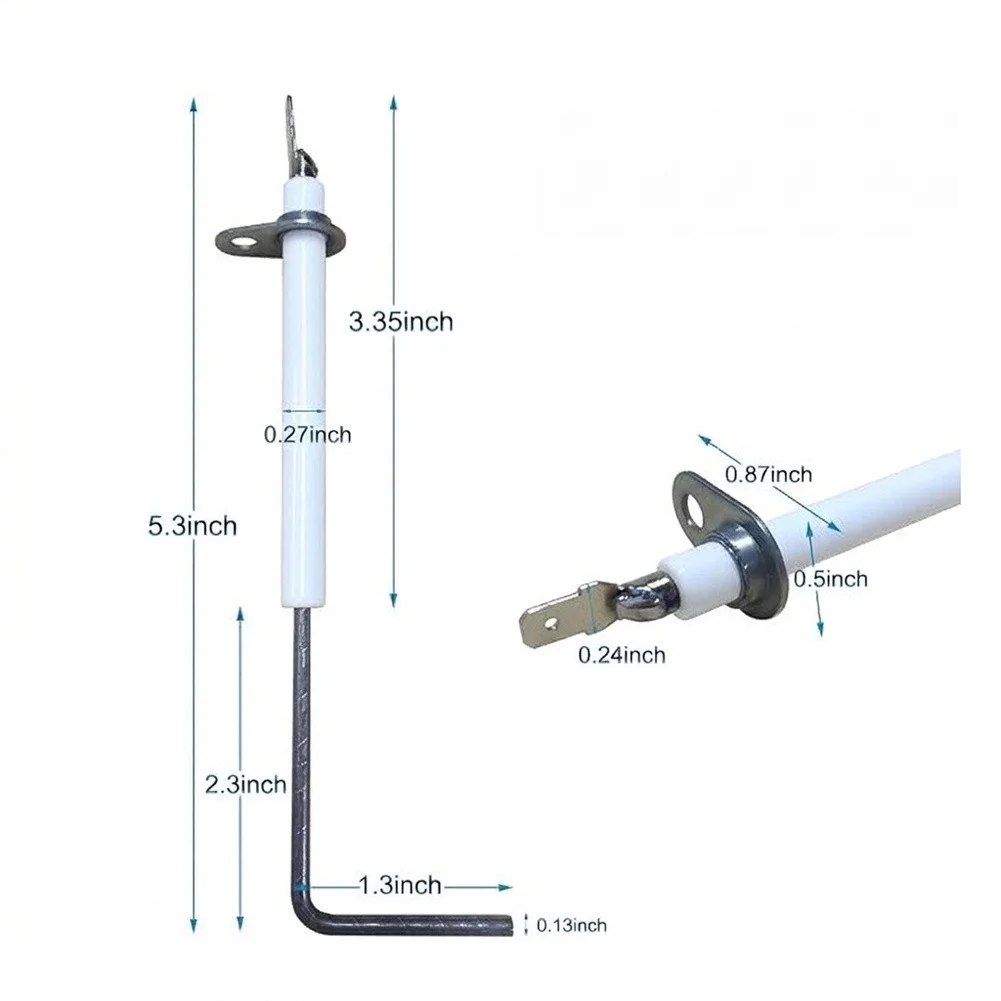Burner Safety Sensor As Shown Stove Flame Sensor OEM 69W43 Upgraded Wear-resistant Metal Easy Installation Design