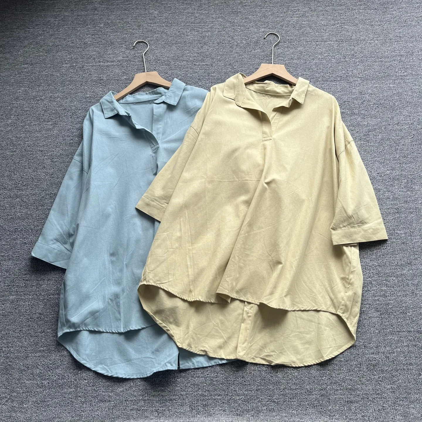 

Loose Cotton Linen Women's Shirt Long Sleeve Turn-down Collar Oversized Lazy Style Top Breathable Comfortable Spring Fashion