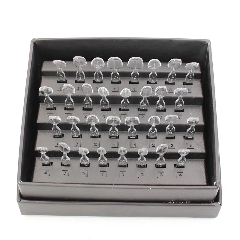 32pcs/set Tooth Veneer Mold Dental Porcelain Teeth Veneer Aesthetic Mould Composite Anterior Fast Whitening Tools