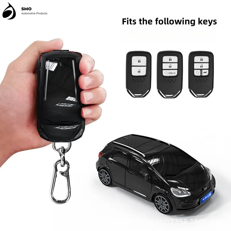 For Honda Fit Key Cover with Lights Car Key Fob Car Model Key Protector Auto Accessories  New