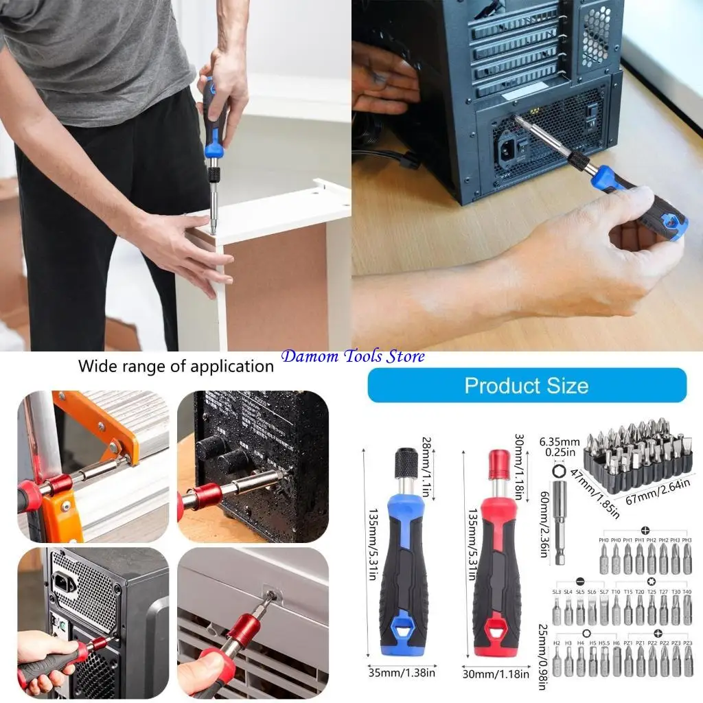57BE Screwdriver Handle Screw Driver Bit Holder Adapter For Screwdriver