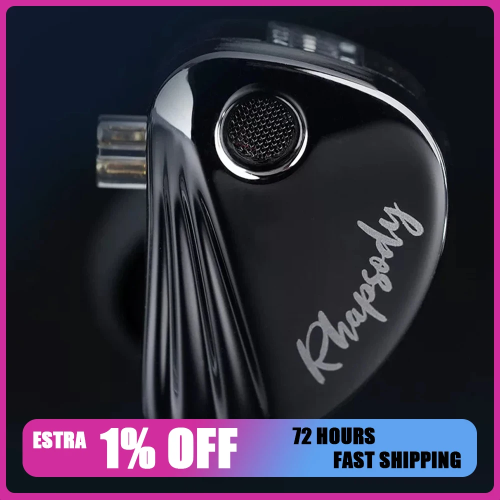 CCA Rhapsody Wired Headphones 8mm High Performance Moving Coil Esports Headset Flexible Adjustment Of Four Speed Switch Gifts