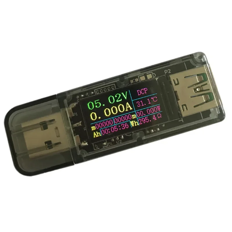 USB tester color screen 5A voltage ammeter power capacity fast charging protocol charger treasure UT module