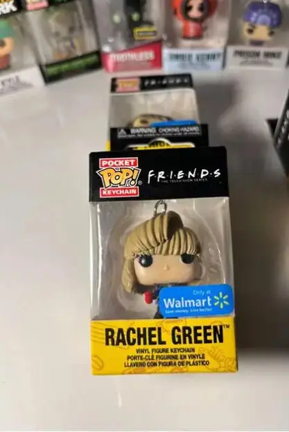 Funko POP Friends RACHEL GREEN ROSS GELLER JOEY MONICA Llaveros Figuras de juguete Colección Modelo Bolsillo Pop Llavero Figura de vinilo