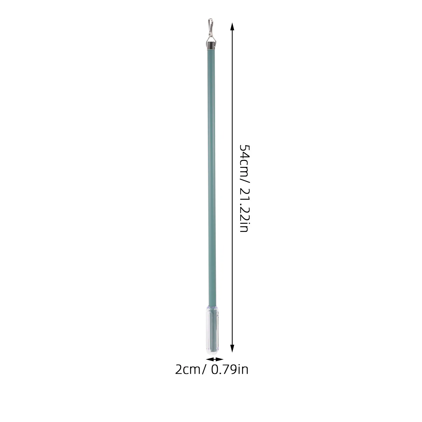 50Cm Curtain Pull Wand Aluminum Alloy Heavy Duty Drapery Rod for Cordless Blinds Curtains High