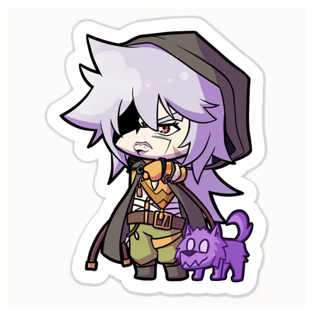 Chibi Razor Genshin Impact Waterproof Stickers For Decorating Car Windows Motorcycles And Computers.