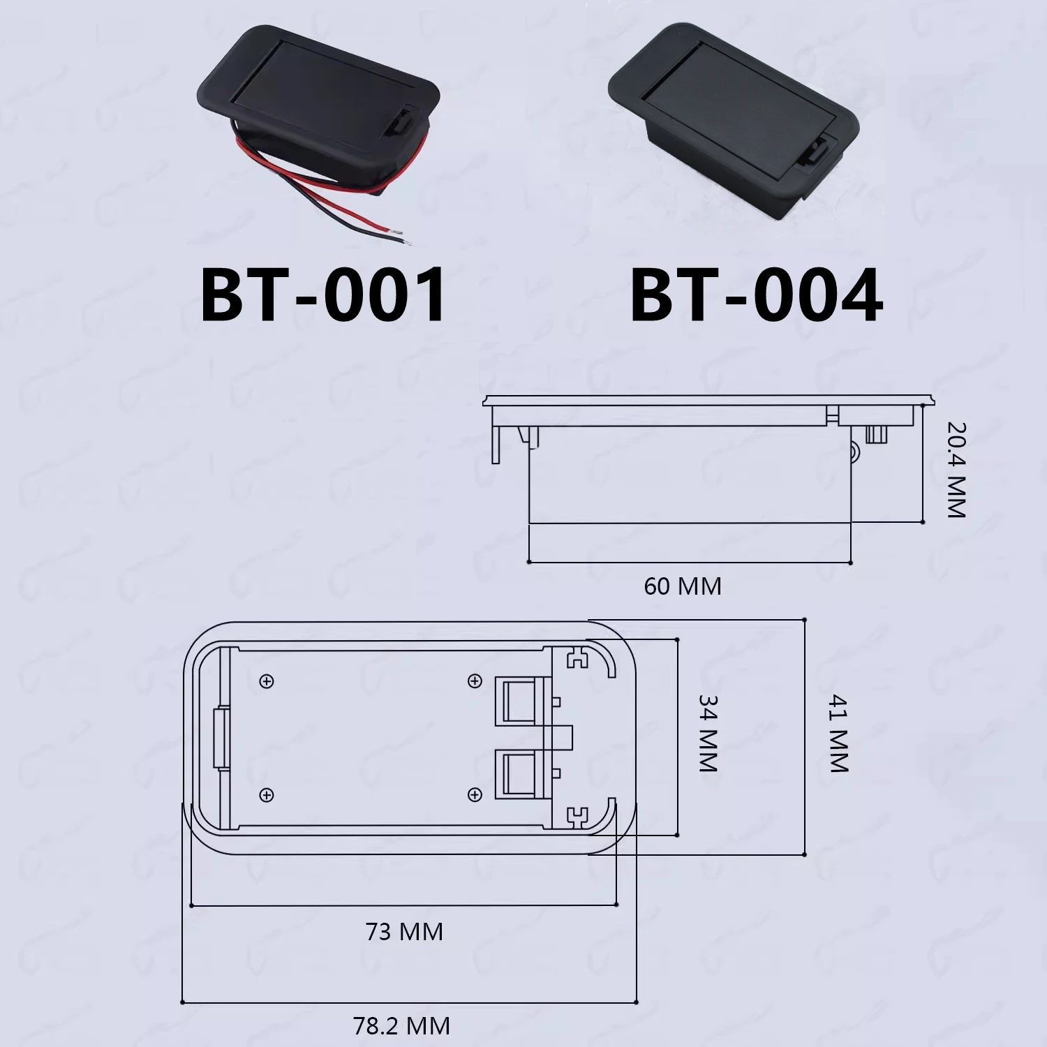 【Made in Korea】9V Battery Box / Battery Case For Electric Guitar Bass / Active Pickup