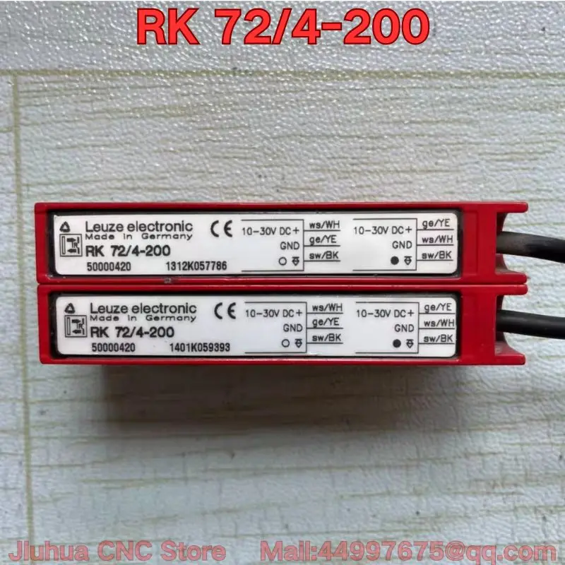 Second-hand RK 72/4-200 diffuse reflection photoelectric sensor function test is normal Latest Prices as of September 2026