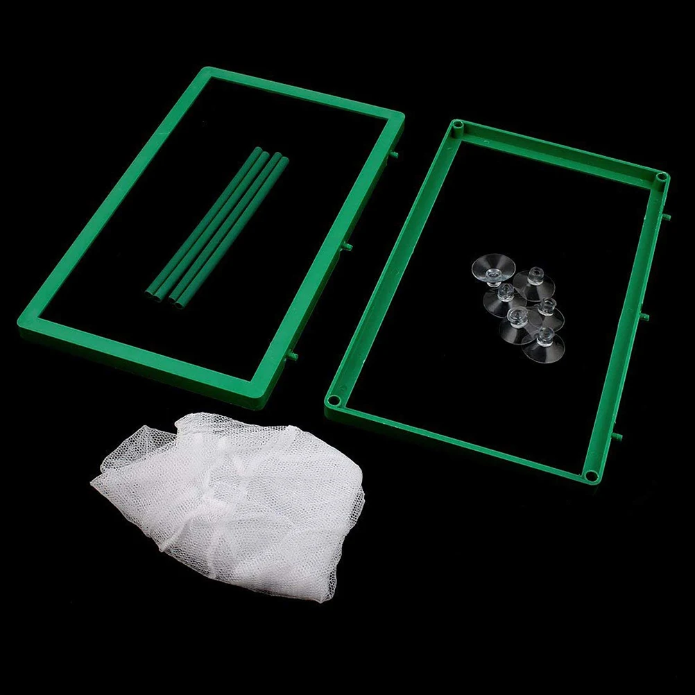 

Tank Isolation Net Aquarium Breeding Box Cloth Plastic Material Safe Durable Box For Hatchery Use Efficient Baby Fish Protection