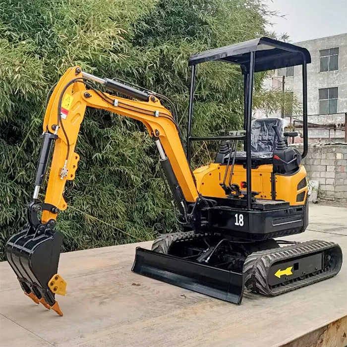 حفار صغير صغير صيني بالجملة حفارات صغيرة مدمجة مع دلو الإبهام للبائع