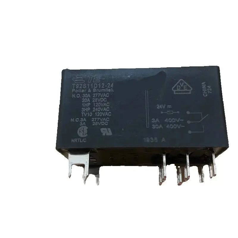 5PCS TE T92S11D12-24 relay original product 9-1393211-0